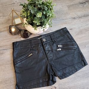 FATE | Faux Leather Small Shorts
